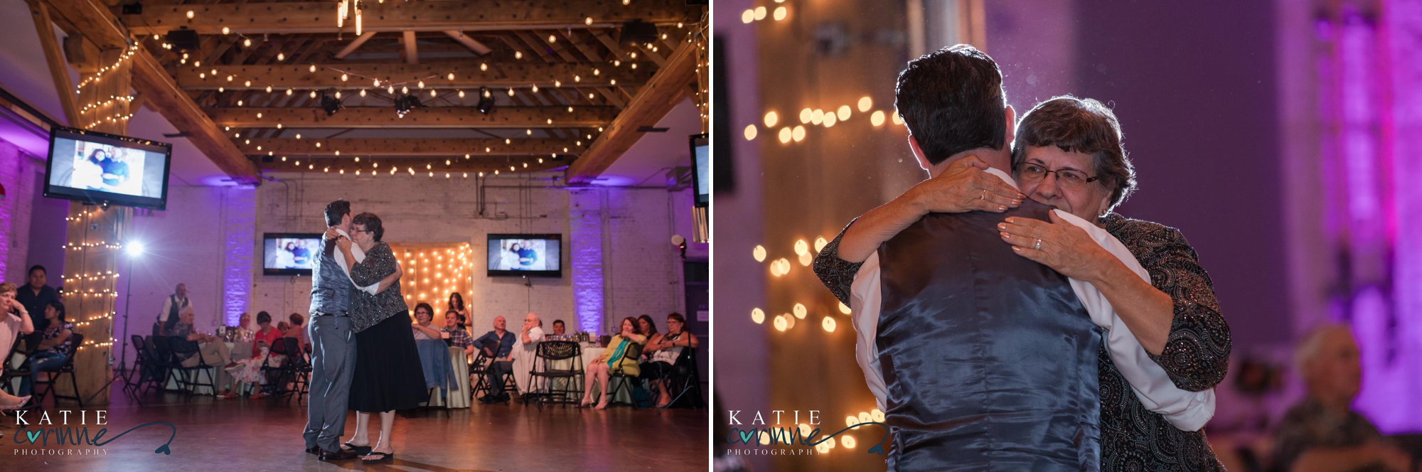 Denver groom dances at downtown denver wedding venue