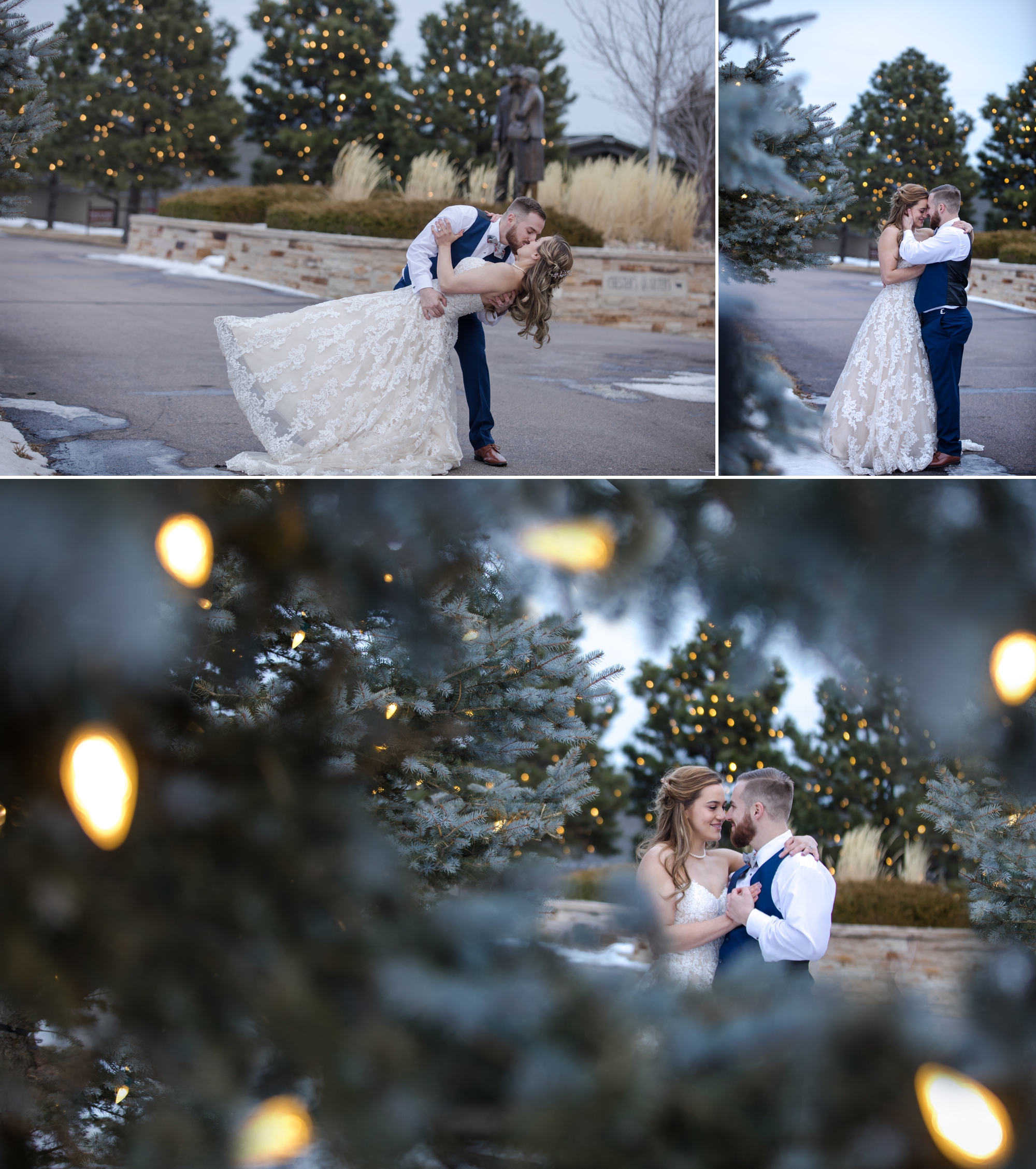Colorado couple gets married in winter wedding