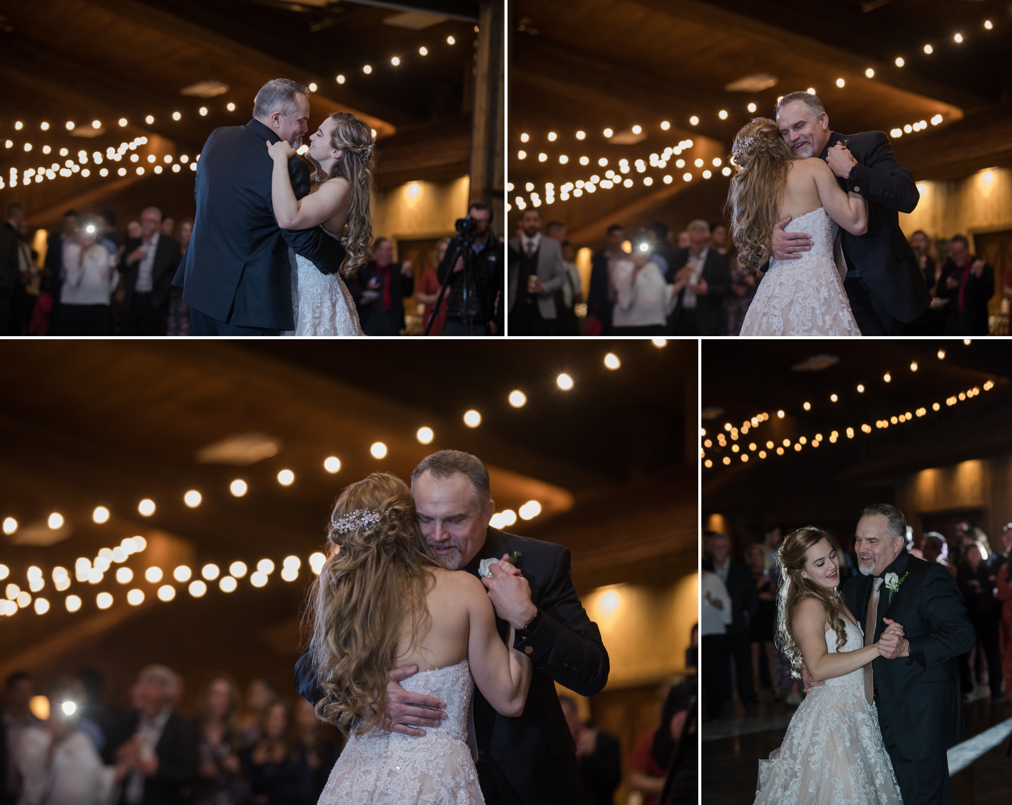 family members dance at colorado springs wedding