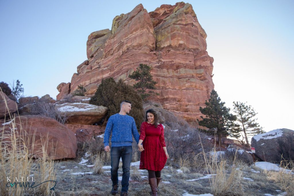 Denver colorado couple at Red Rocks Park