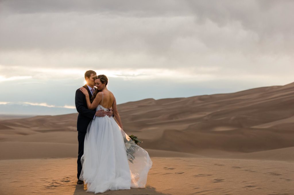 Denver couple at Great Sand Dunes National Park