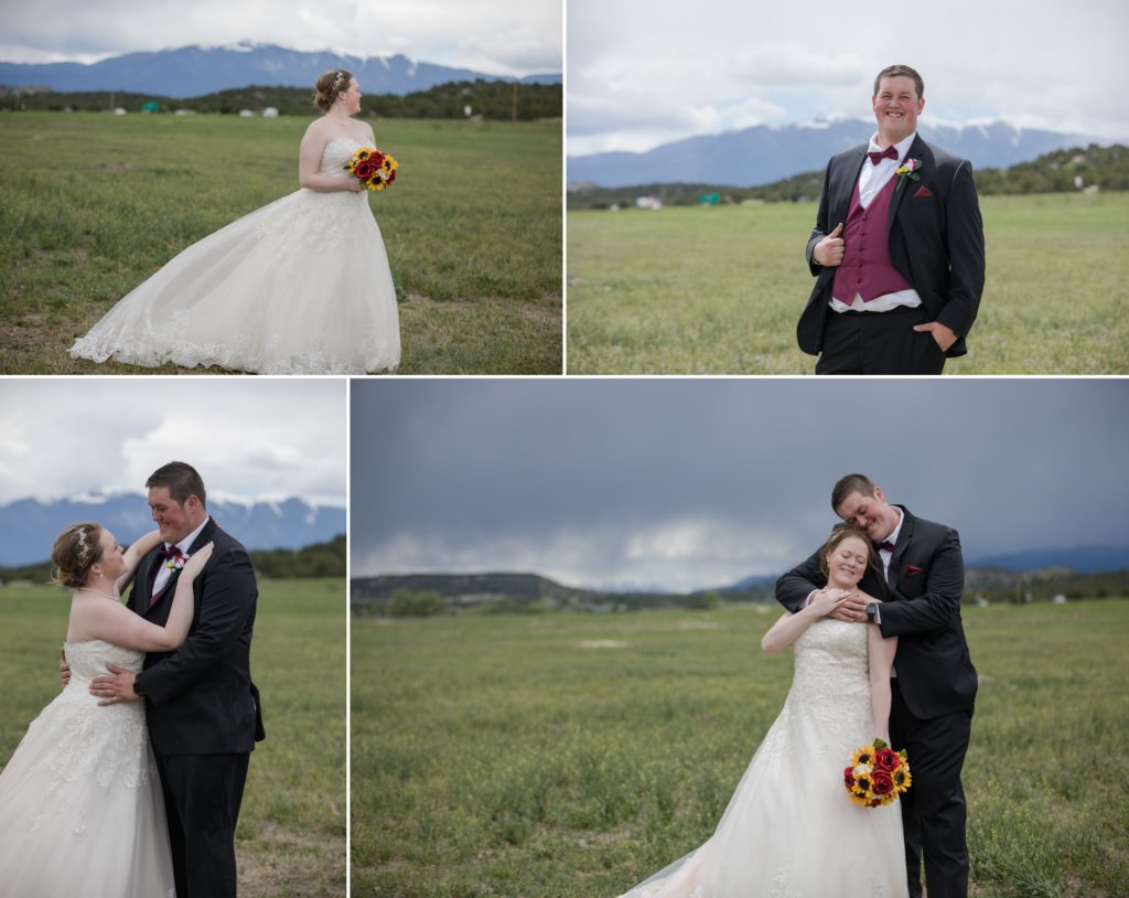 Colorado bride and groom portraits