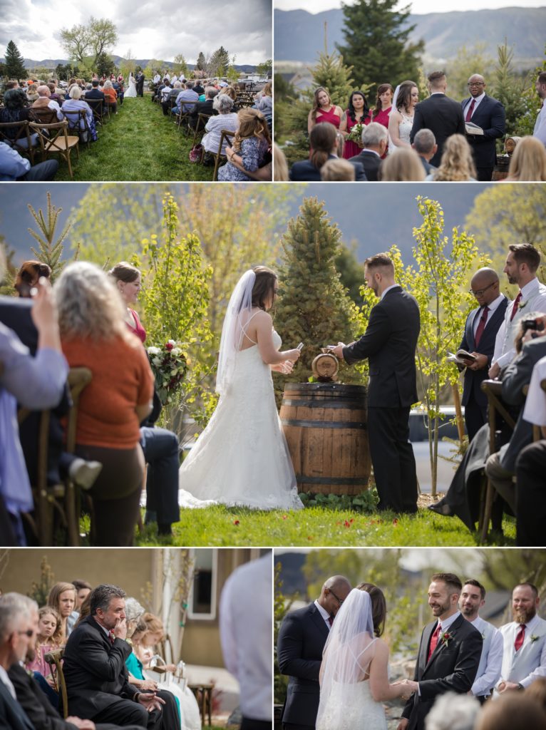 Hearth House outdoor wedding ceremony