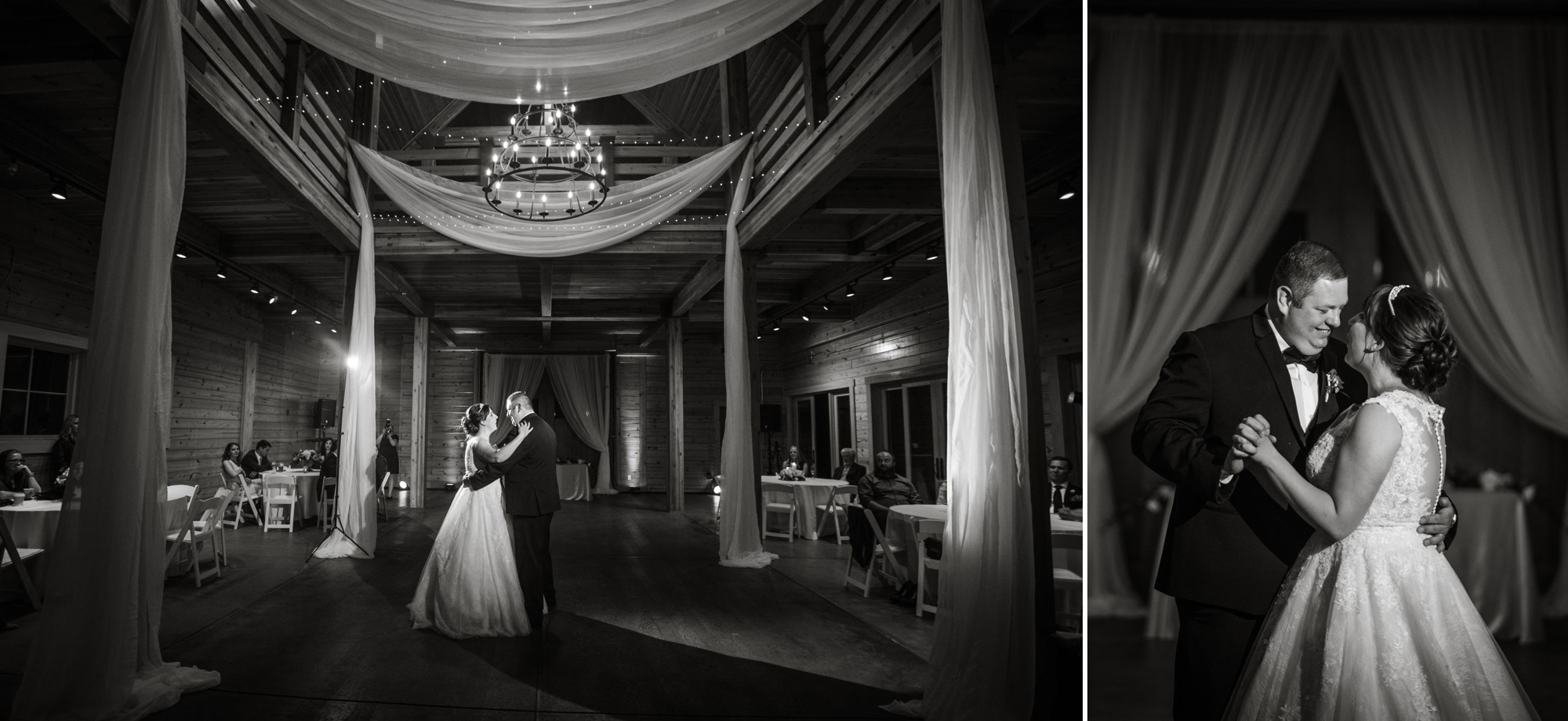 first dance at Flying Horse wedding reception