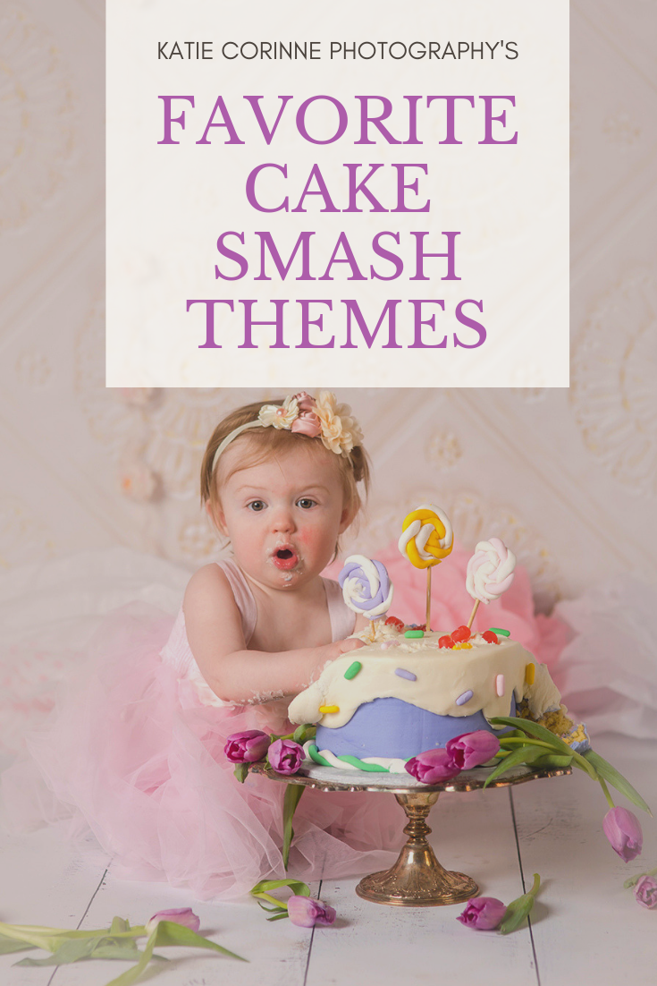 Candyland Cake Smash with adorable little girl