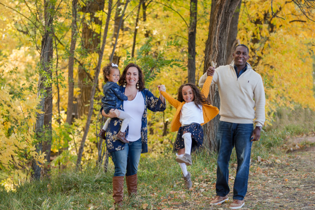 Fall family photos at Bear Creek Park