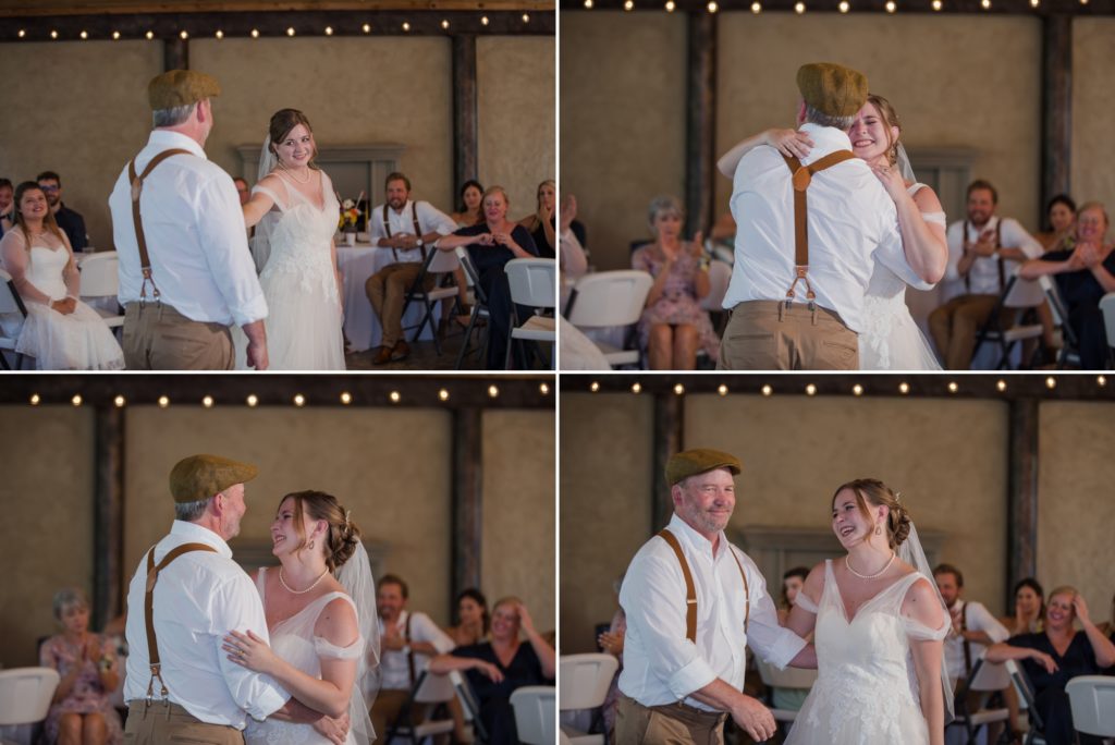 lesbian bride has special dance with her father