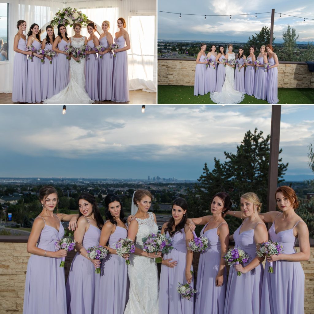 Bridal party at Wedgewood Brittany Hill wedding