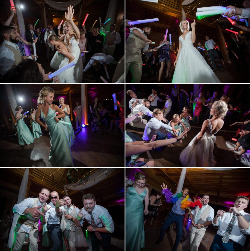 Wedding parts dances at Colorado Springs wedding reception