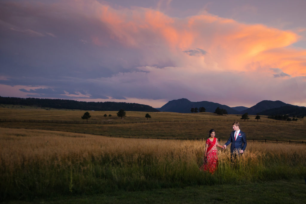 summer wedding at Spruce Mountain Ranch