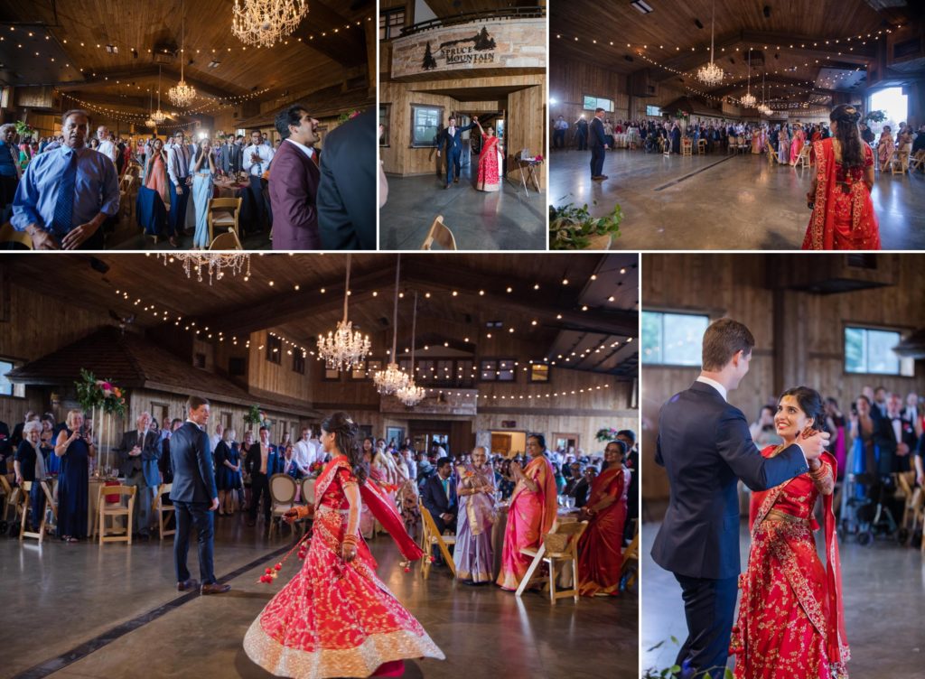 Newlyweds have choreographed first dance at Colorado Mountain wedding