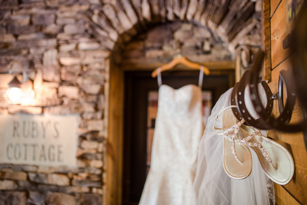 Rustic wedding details at Spruce Mountain Ranch
