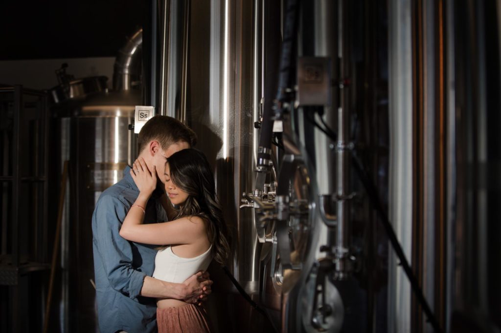 denver couple at rino brewery