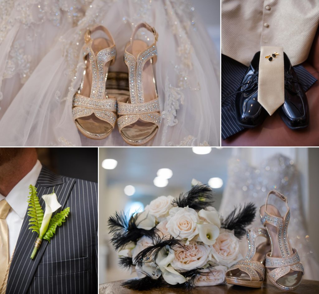 bridal details at Colorado Springs wedding