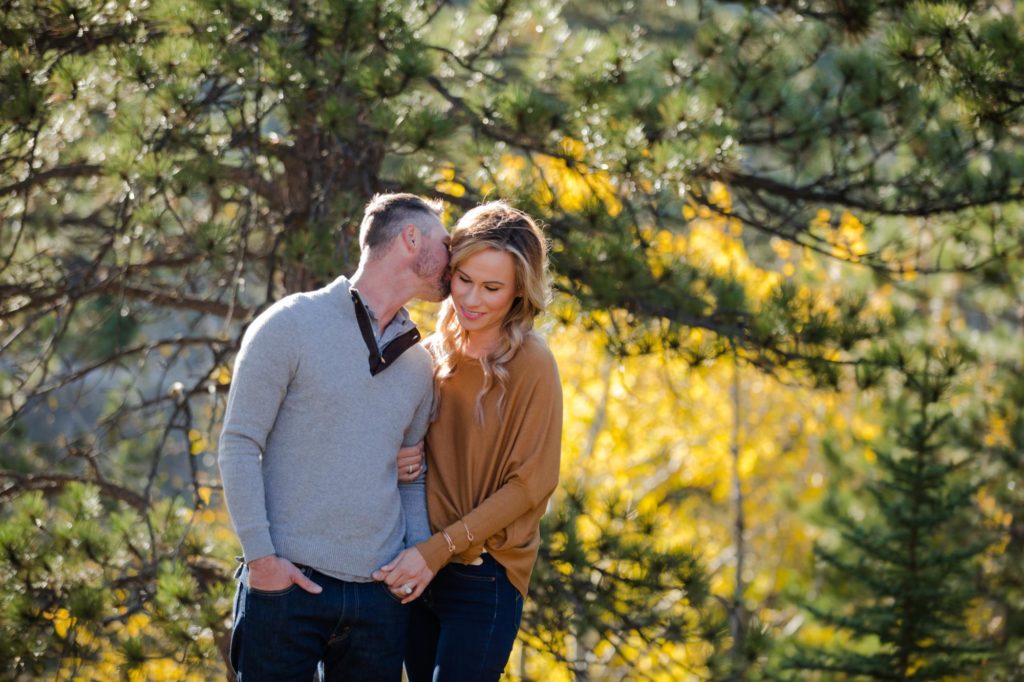 Colorado couple at Golden Gate Canyon State Park engagement session