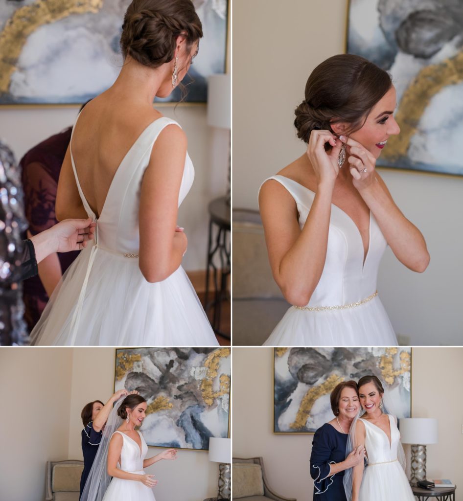 Colorado Springs bride gets ready for elegant wedding