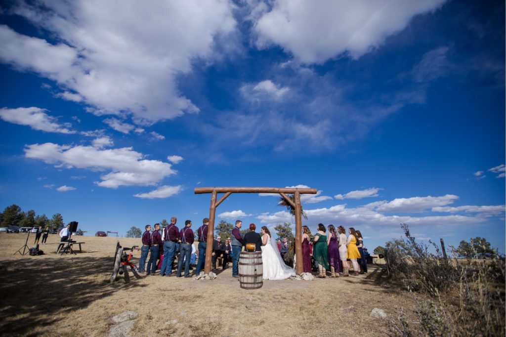 Colorado Springs wedding ceremony