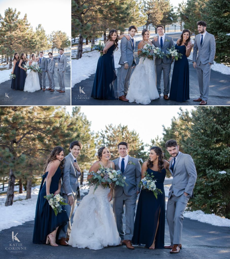 wedding party in Colorado Springs