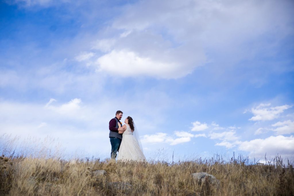 Colorado Springs bride and groom
