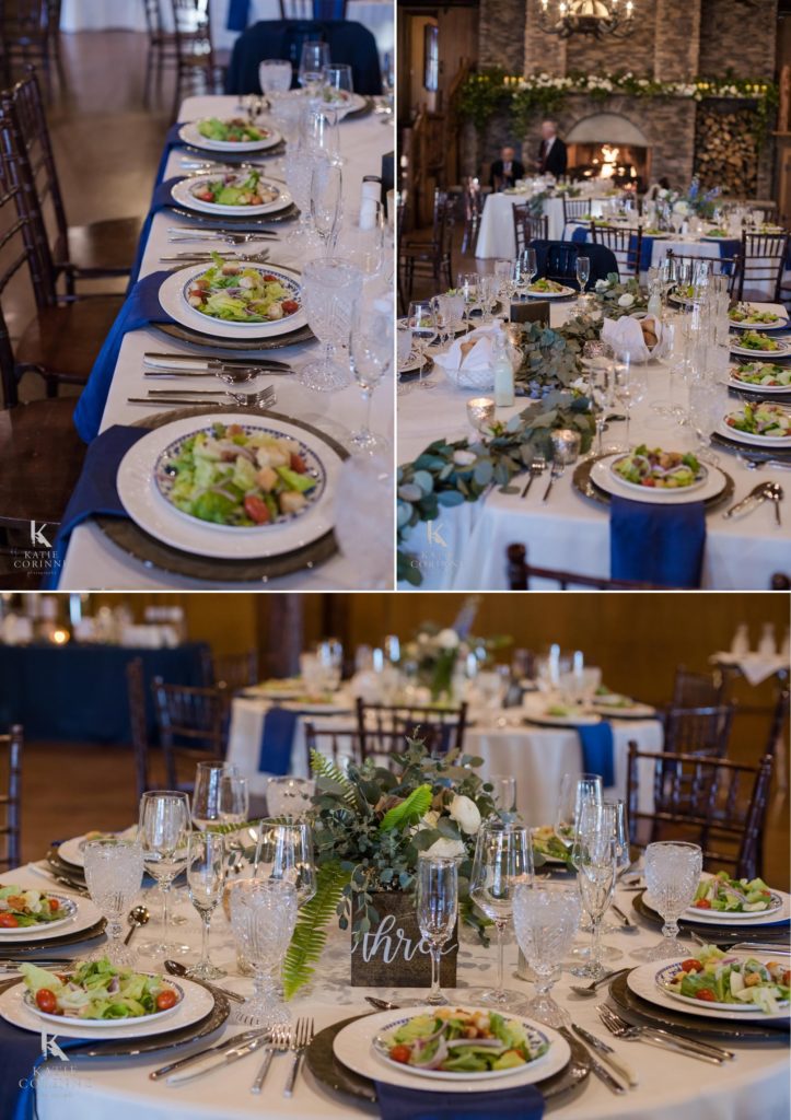 reception details at Colorado Springs wedding