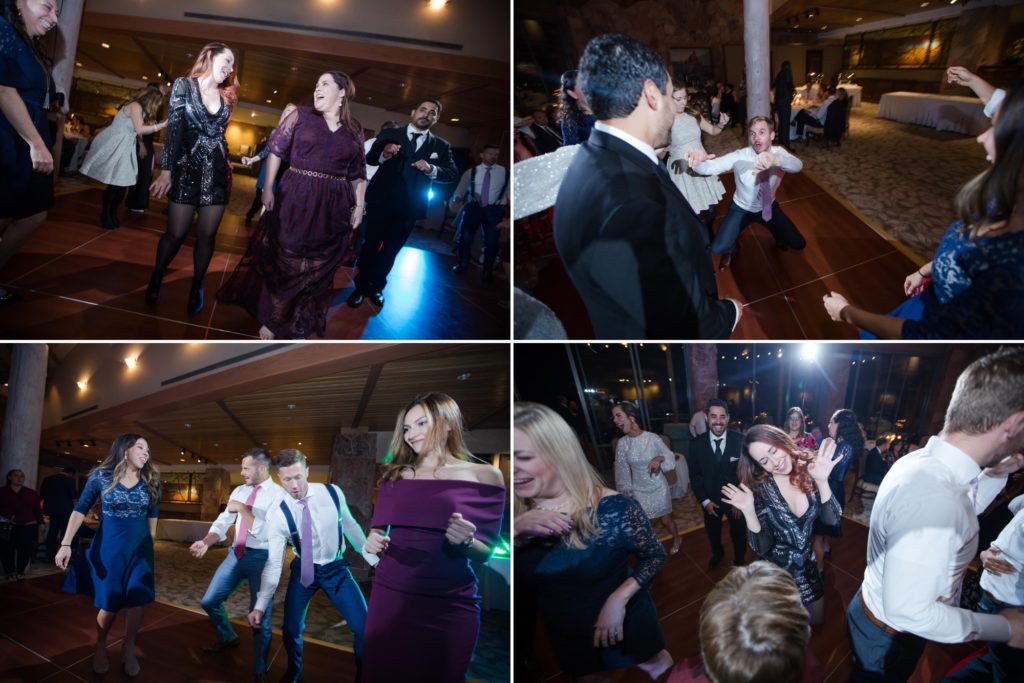 Guests dance at Colorado Springs reception