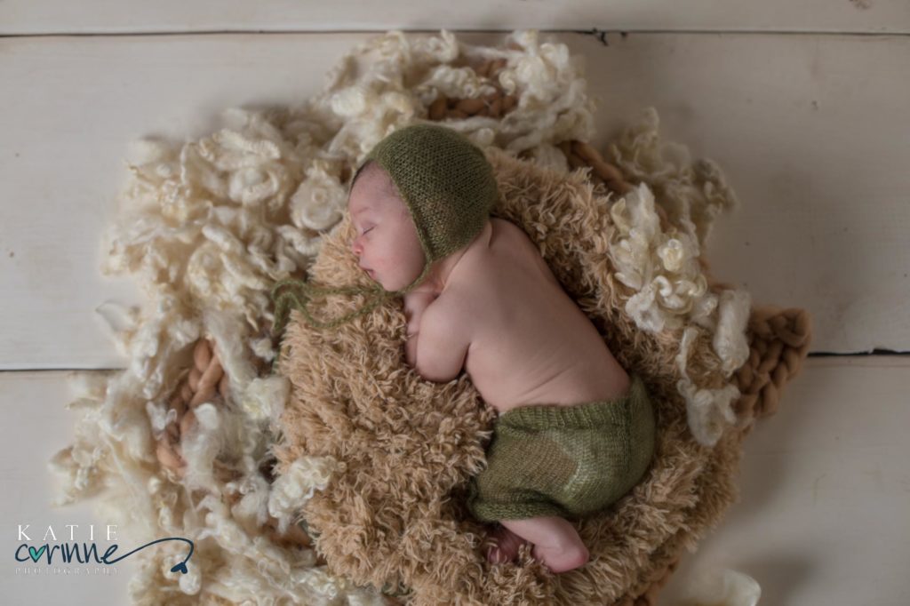 newborn baby in Colorado Springsphoto studio