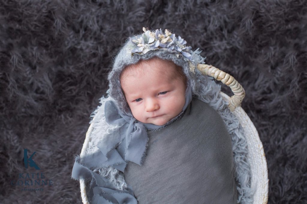 Black forest newborn photographer captured Colorado baby girl