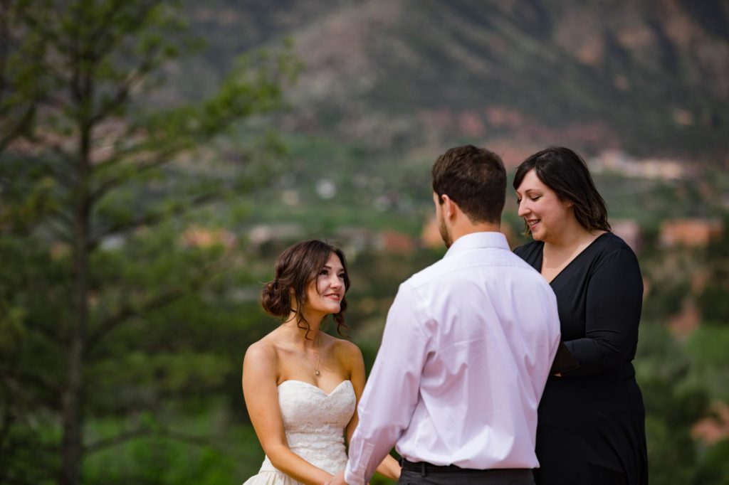 Colorado Springs bride marries quarantine partner