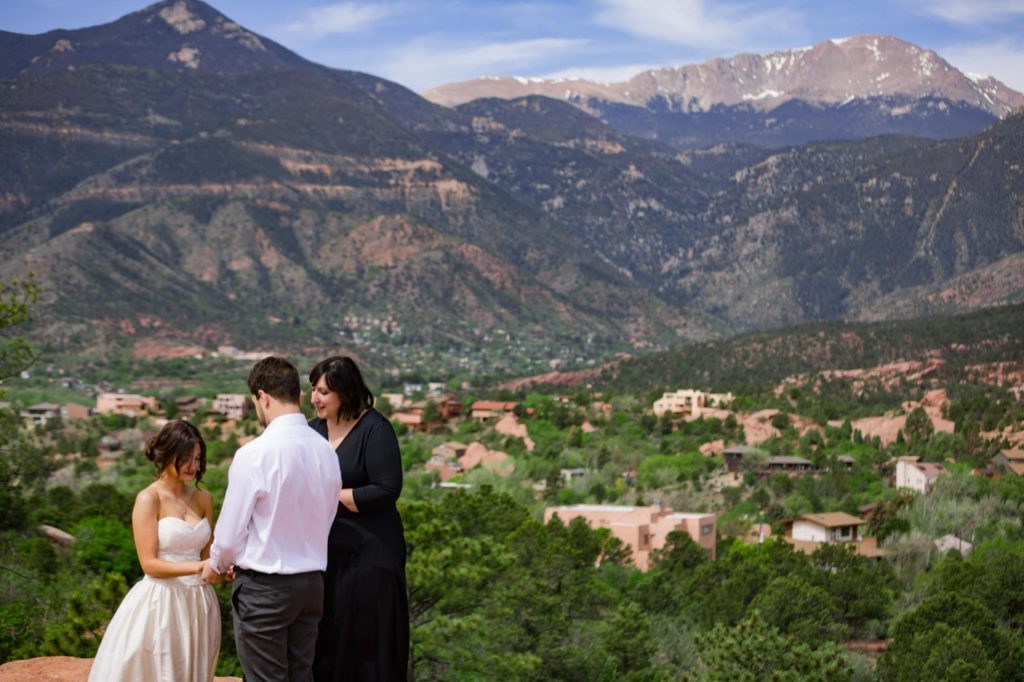 officiant marries quarantine partners in Colorado