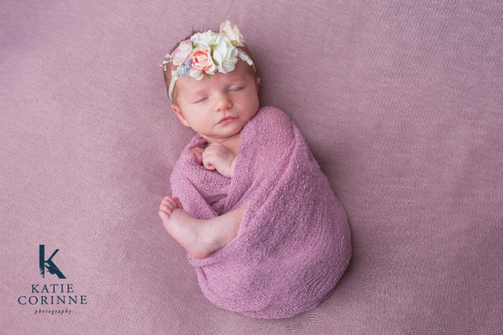 Black forest newborn photographer captured baby girl