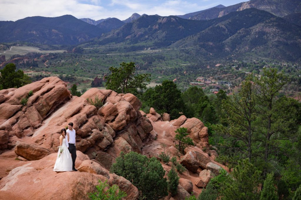 newlywed portraits in Colorado Springs