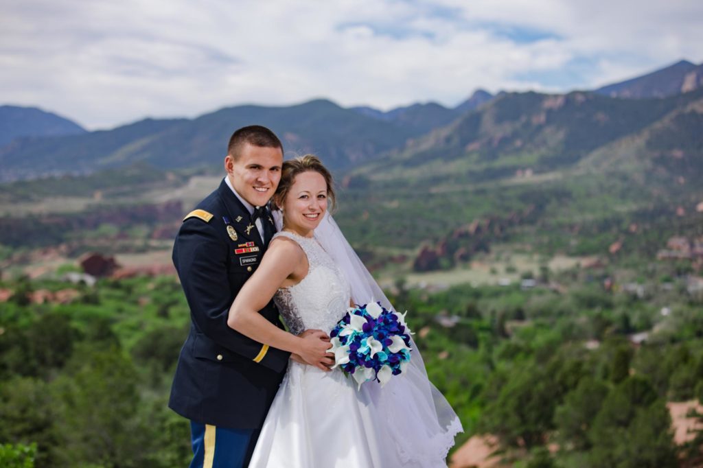military groom married quarantine partner in destination elopement