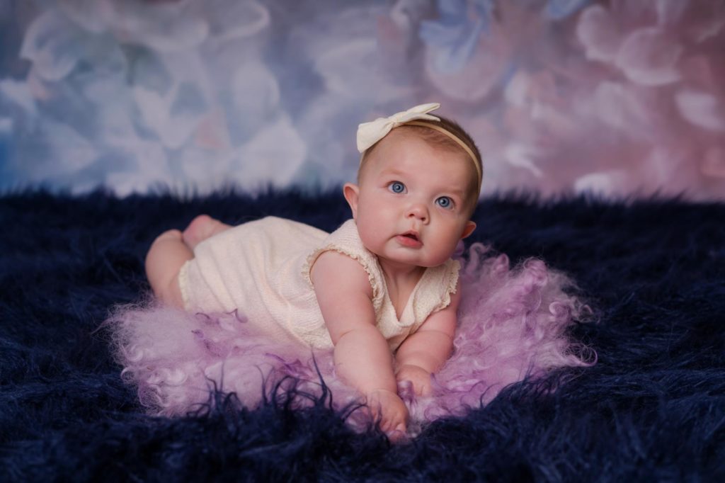 Colorado baby at milestone photography session
