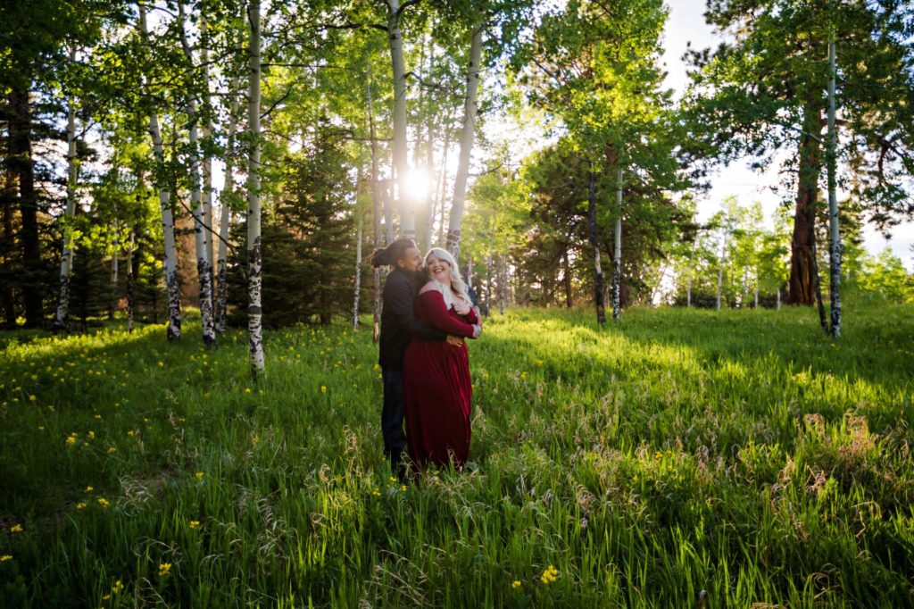 colorado couple at engagement session