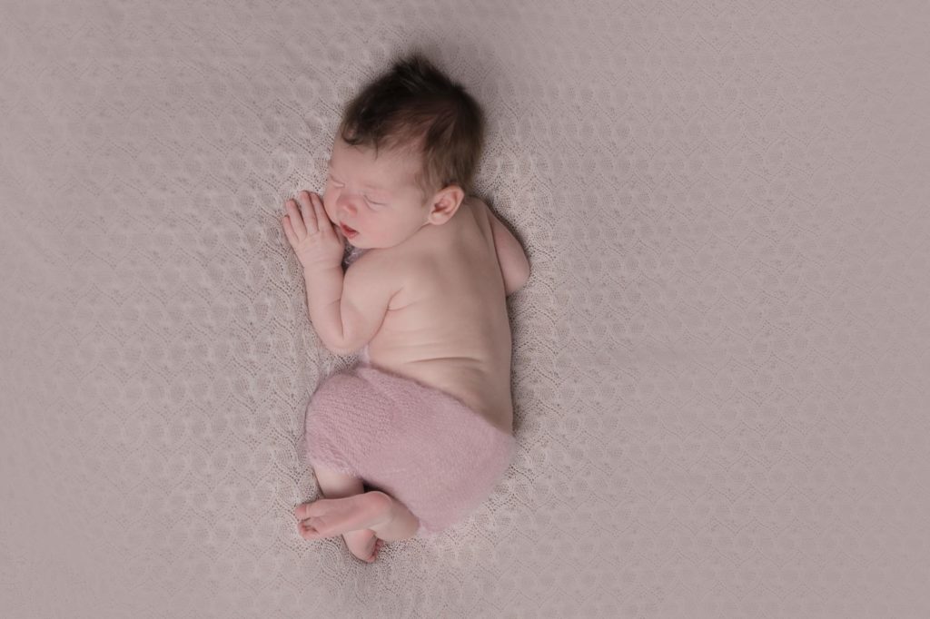 newborn baby girl in Colorado