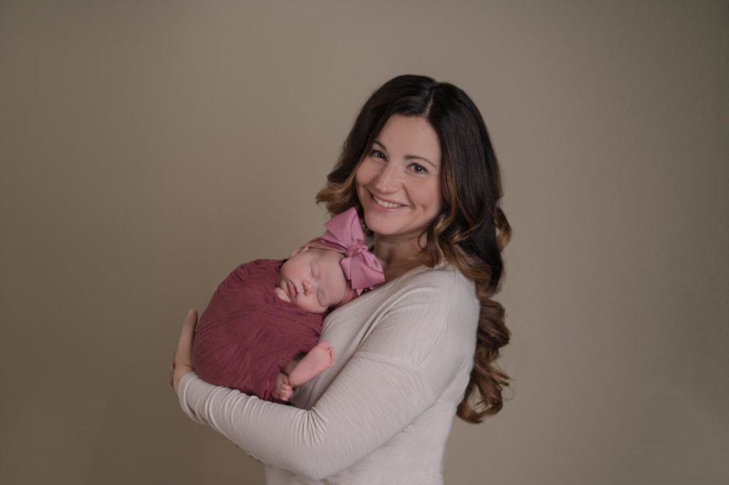 Colorado Springs mom holds newborn baby