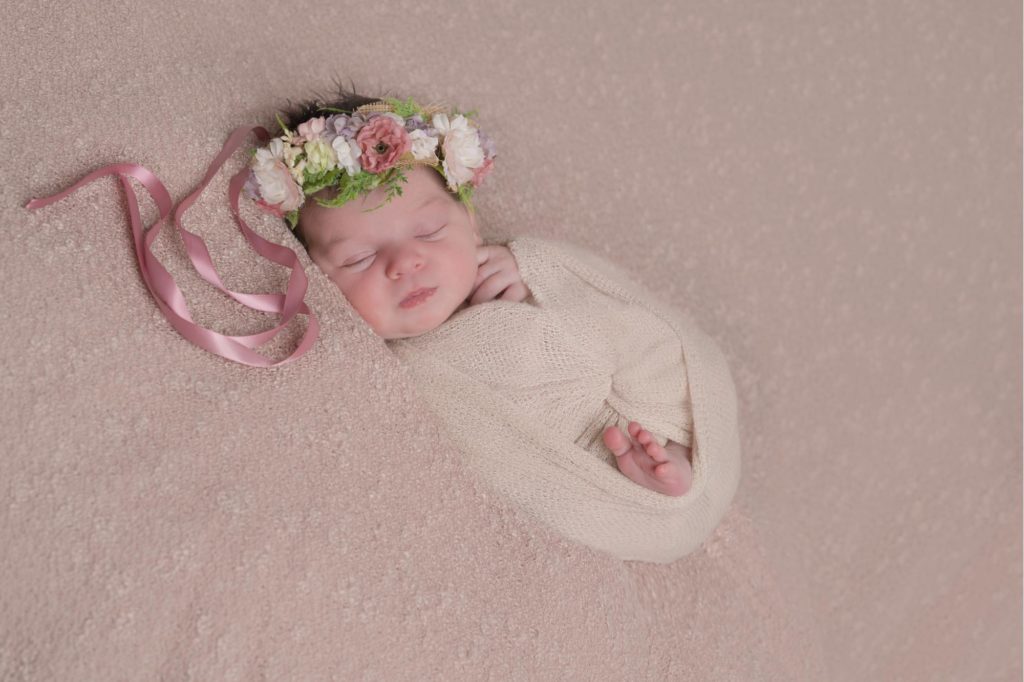 newborn baby girl in Colorado Springs