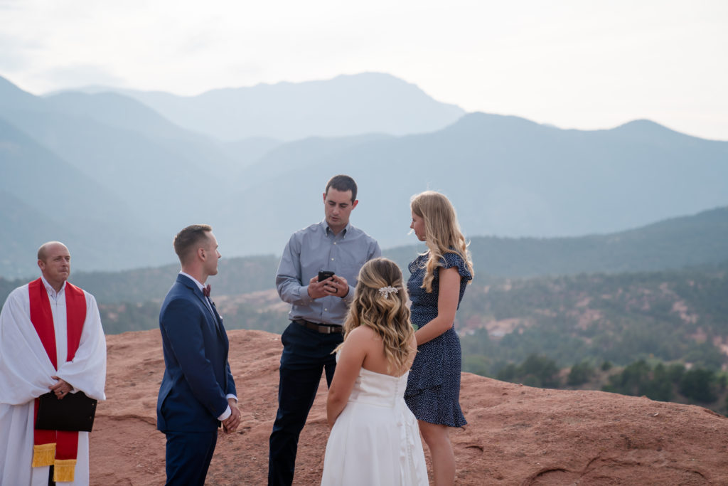 Witnesses read at Christian elopement