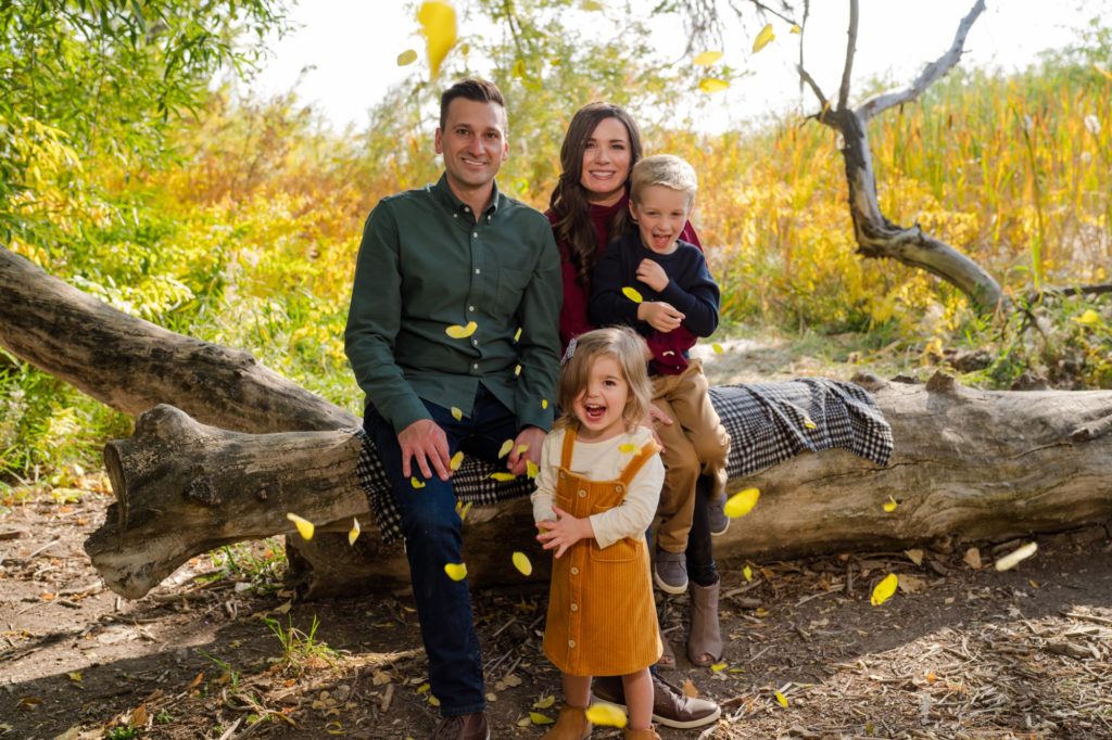 Colorado family at fall photoshoot