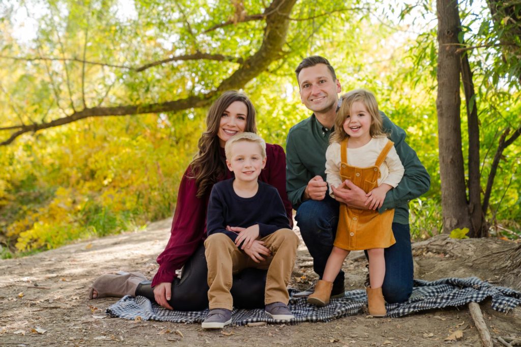 Colorado family at fall photography session
