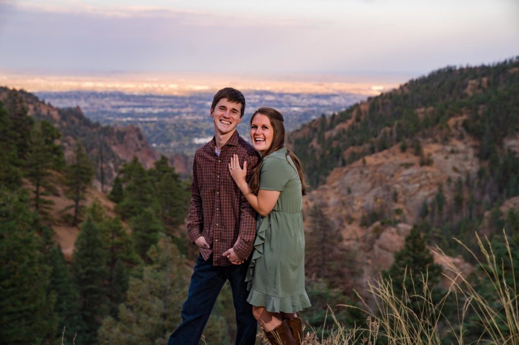 Colorado couple pose for photographer