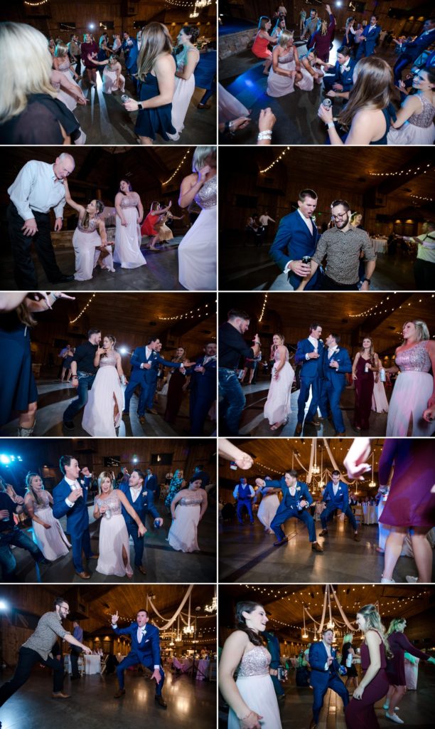 Coloradoans dance at ranch wedding reception