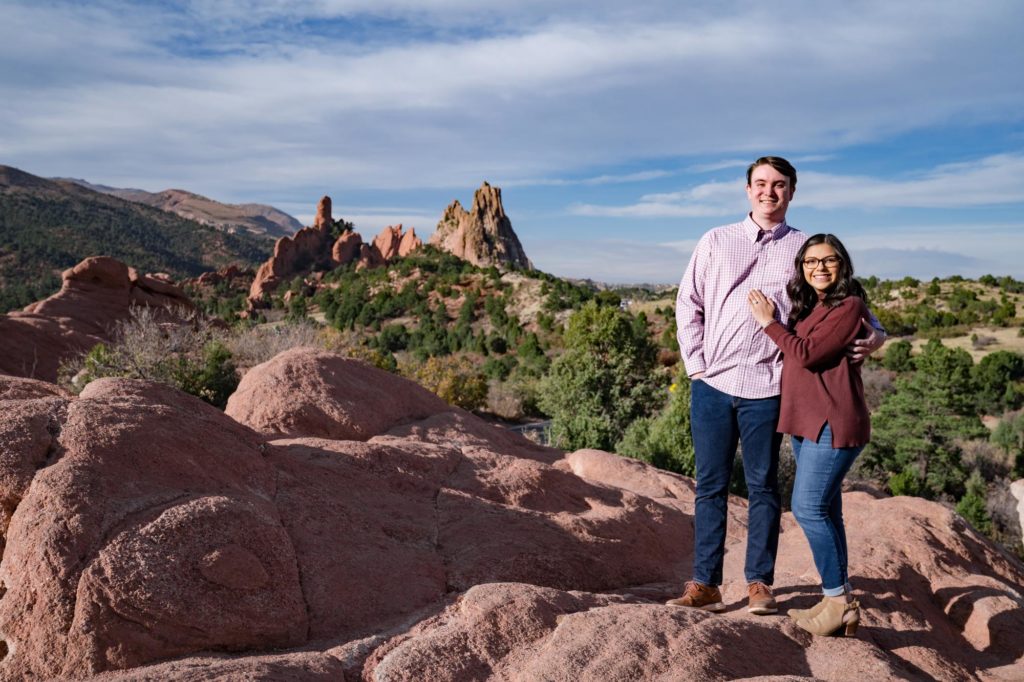 Colorado couple celebrates engagement in Rocky Mountains