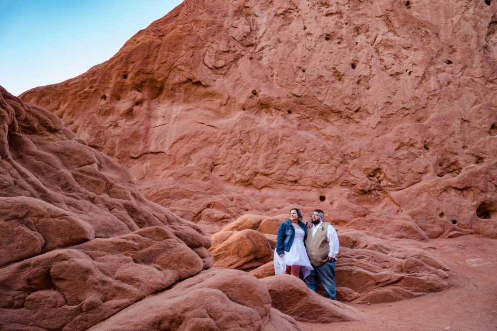 Colorado couple at Red Rocks elopement