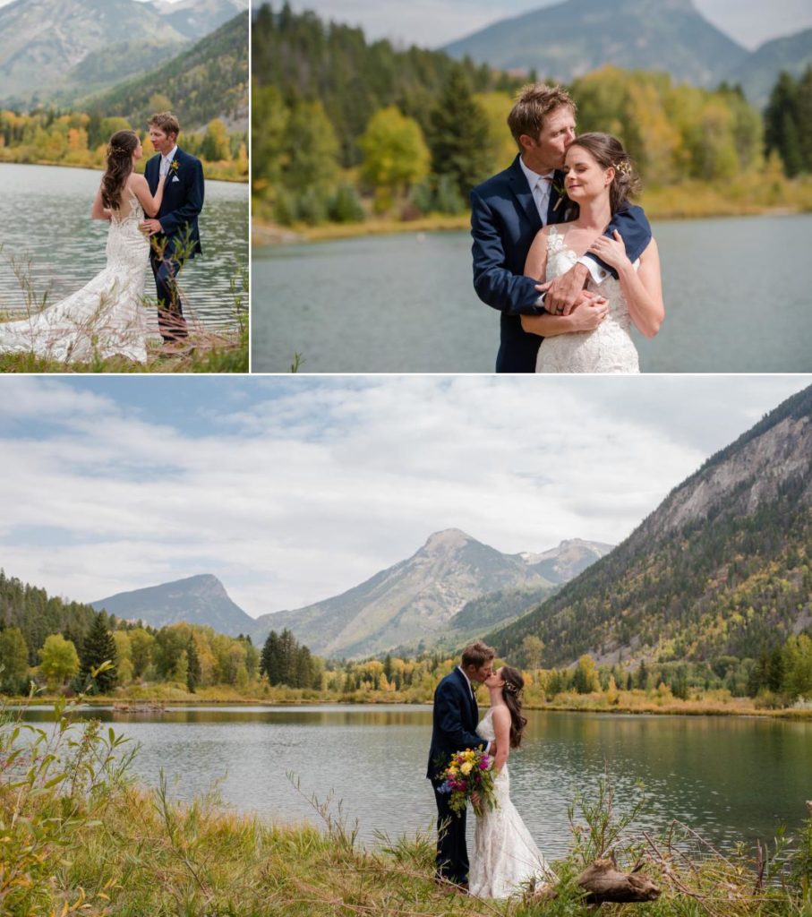 couple photographed by Colorado Mountain Wedding Photographer
