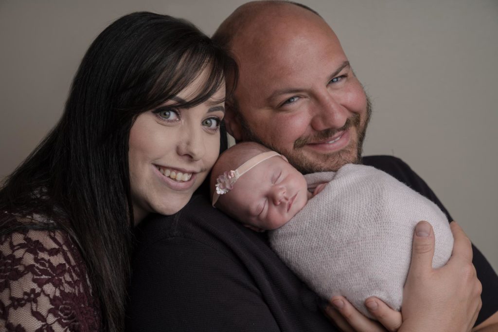 Colorado Springs parents with newborn baby