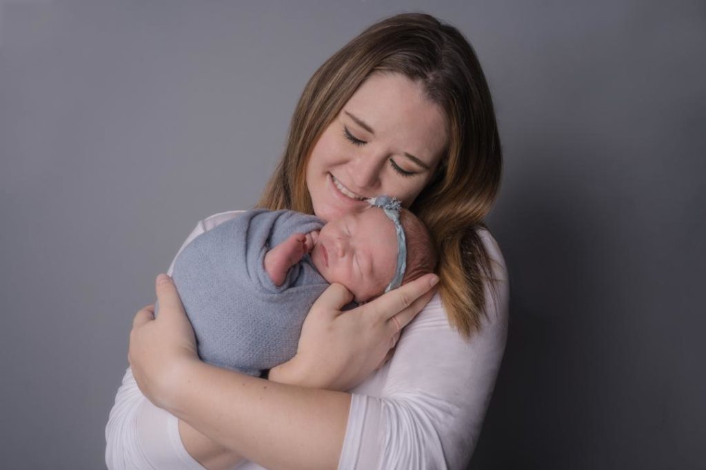 Colorado in home newborn photographer