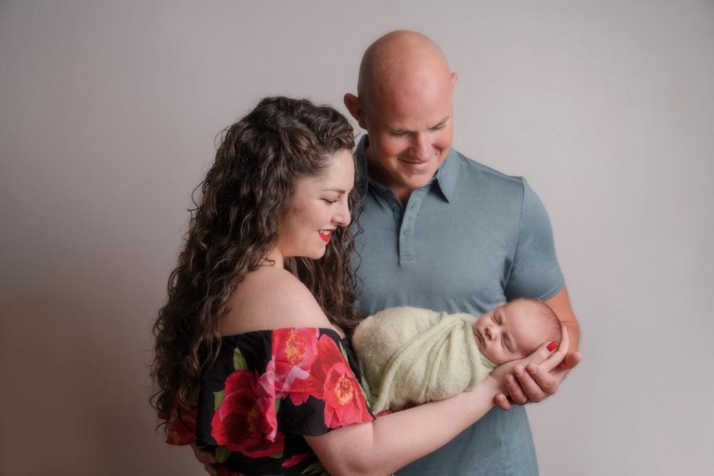 Colorado Springs parents with newborn baby