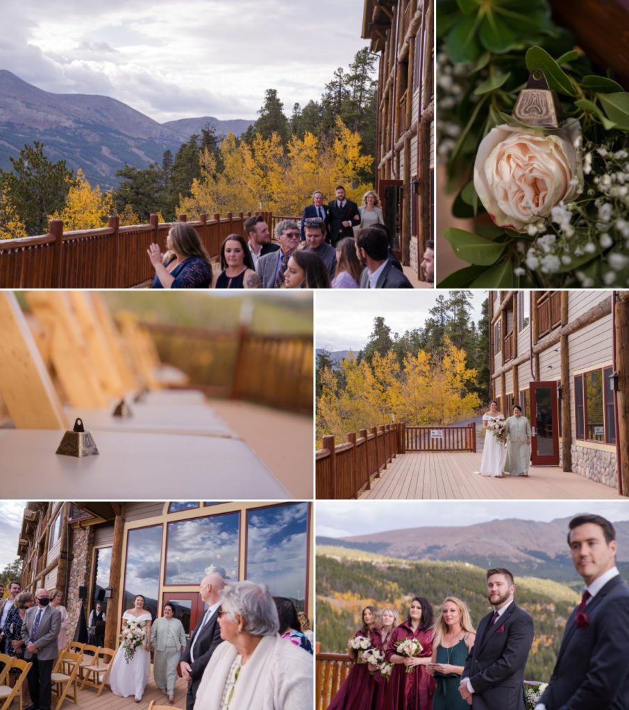 wedding ceremony at Lodge at Breckenridge