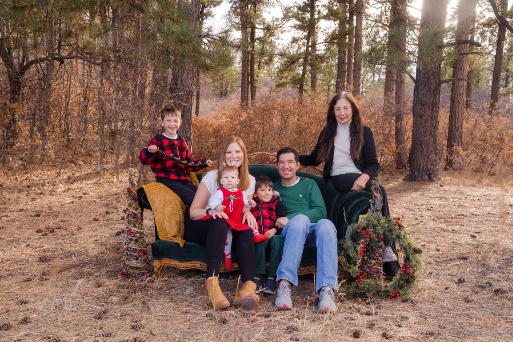 Colorado Springs Winter Family Portraits